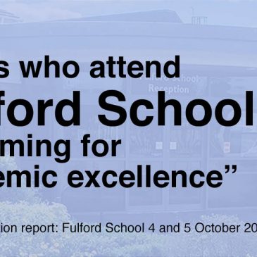 Inspection of Fulford School – Outstanding